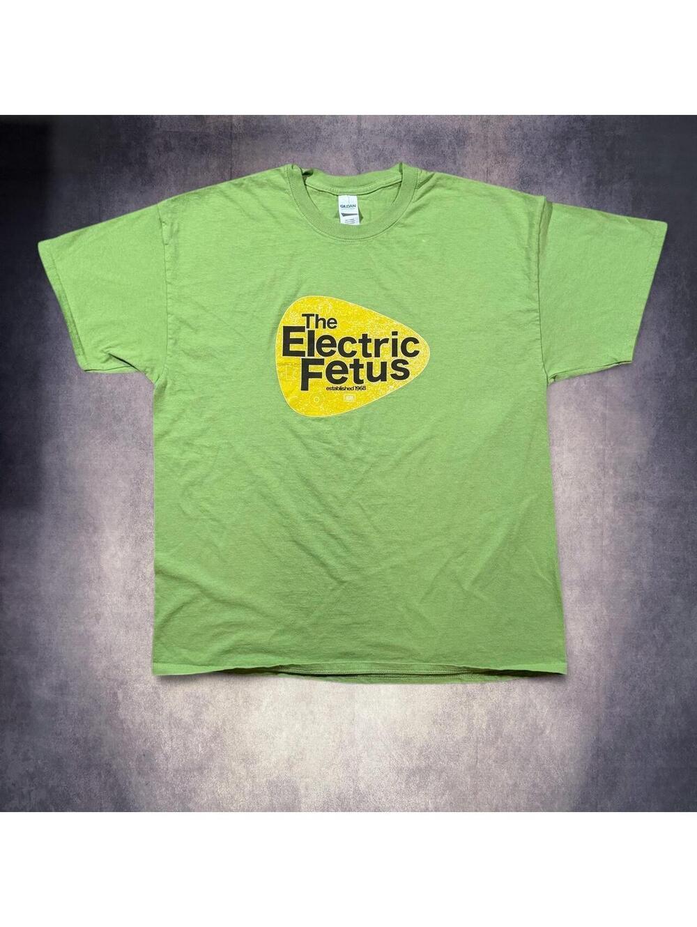 Rare vintage Electric Fetus green cotton t-shirt